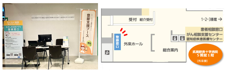 むさしの日赤アプリ登録窓口