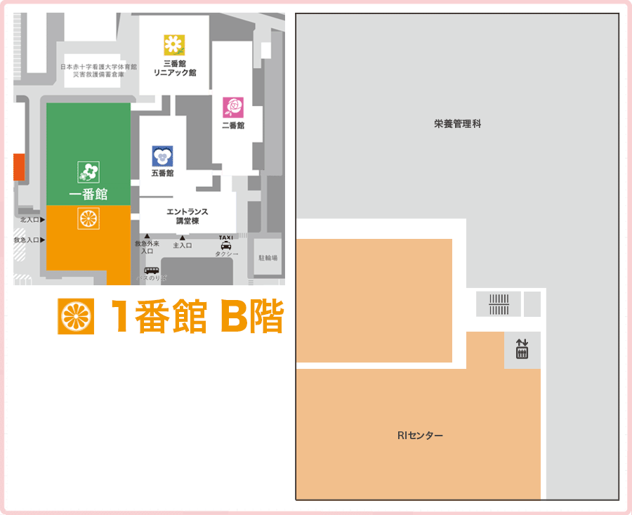１番館B階マップ